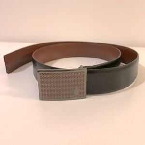 Original Penguin Genuine Leather Belt Lined on Bonded Leather